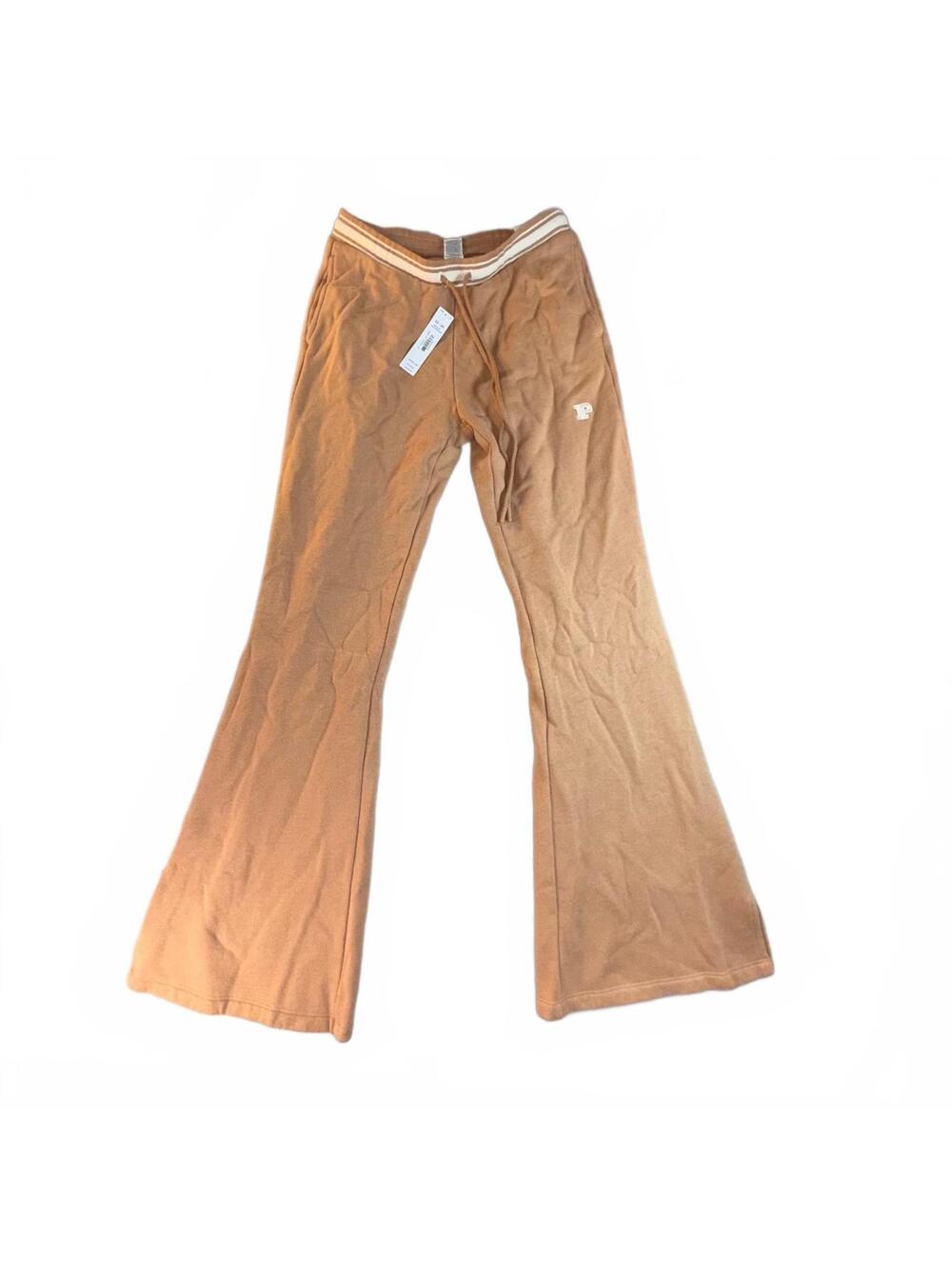 NWT PINK Victoria’s Secret Brown Flare Sweatpants XS